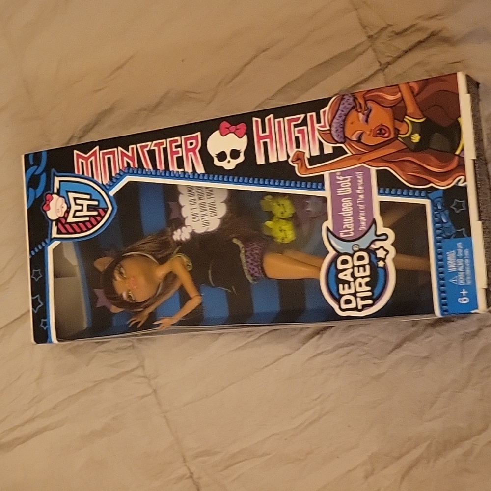 Monster High dolls in their original box. Box never opened  CLAWDEEN WOLF
